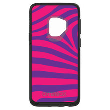DistinctInk™ OtterBox Symmetry Series Case for Apple iPhone / Samsung Galaxy / Google Pixel - Purple Hot Pink Zebra Skin Stripes
