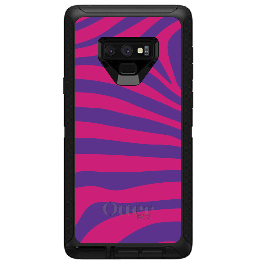 Purple Hot Pink Zebra Skin Stripes OtterBox Defender Case for iPhone & Galaxy, view 13