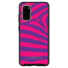 DistinctInk™ OtterBox Symmetry Series Case for Apple iPhone / Samsung Galaxy / Google Pixel - Purple Hot Pink Zebra Skin Stripes