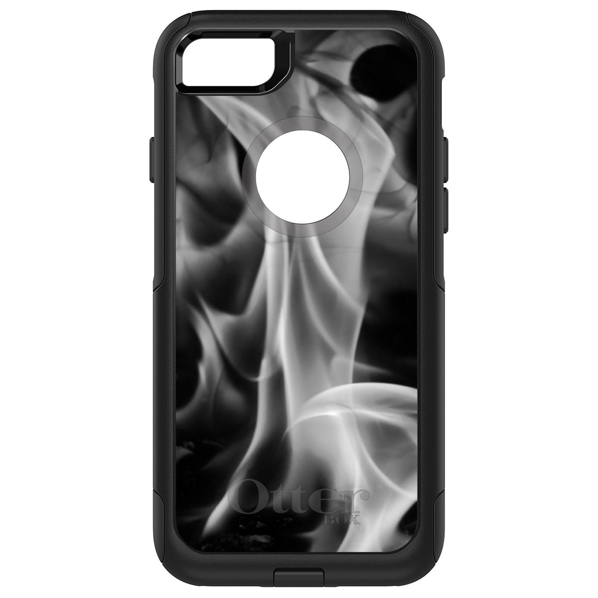 Grey Black Flame Fire OtterBox Commuter Case for iPhone & Galaxy