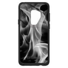 DistinctInk™ OtterBox Symmetry Series Case for Apple iPhone / Samsung Galaxy / Google Pixel - Grey Black Flame Fire