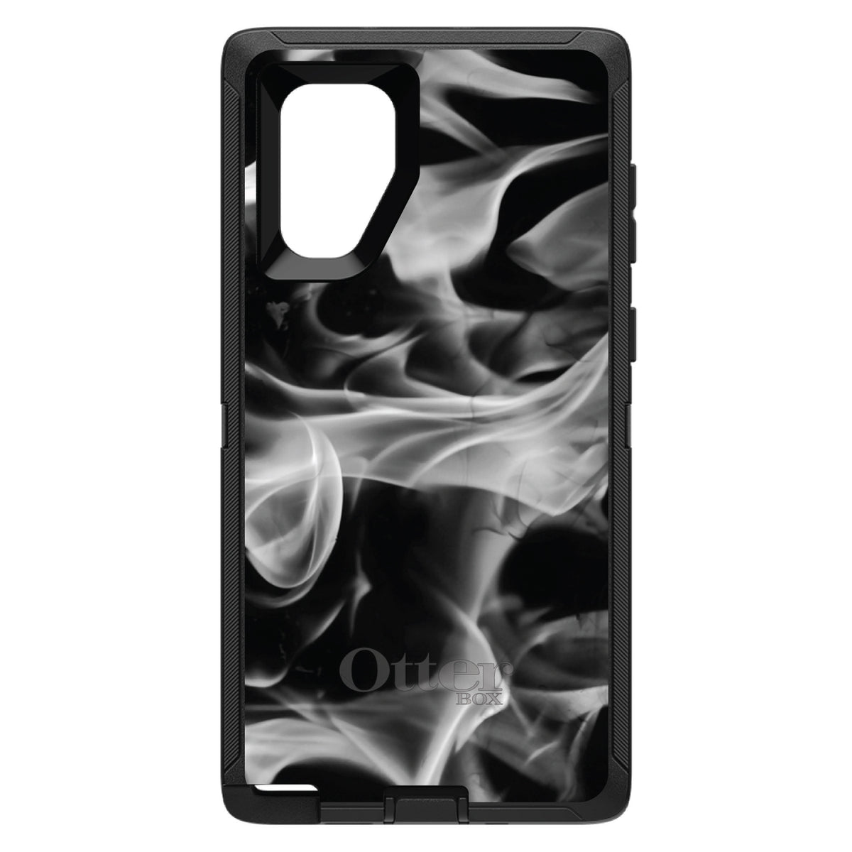 Grey Black Flame Fire OtterBox Defender Case for iPhone & Galaxy, view 15