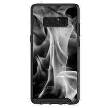DistinctInk™ OtterBox Symmetry Series Case for Apple iPhone / Samsung Galaxy / Google Pixel - Grey Black Flame Fire