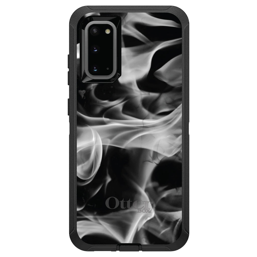 Grey Black Flame Fire OtterBox Defender Case for iPhone & Galaxy, view 8