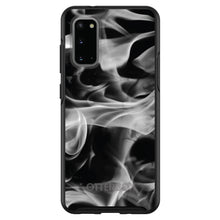 DistinctInk™ OtterBox Symmetry Series Case for Apple iPhone / Samsung Galaxy / Google Pixel - Grey Black Flame Fire