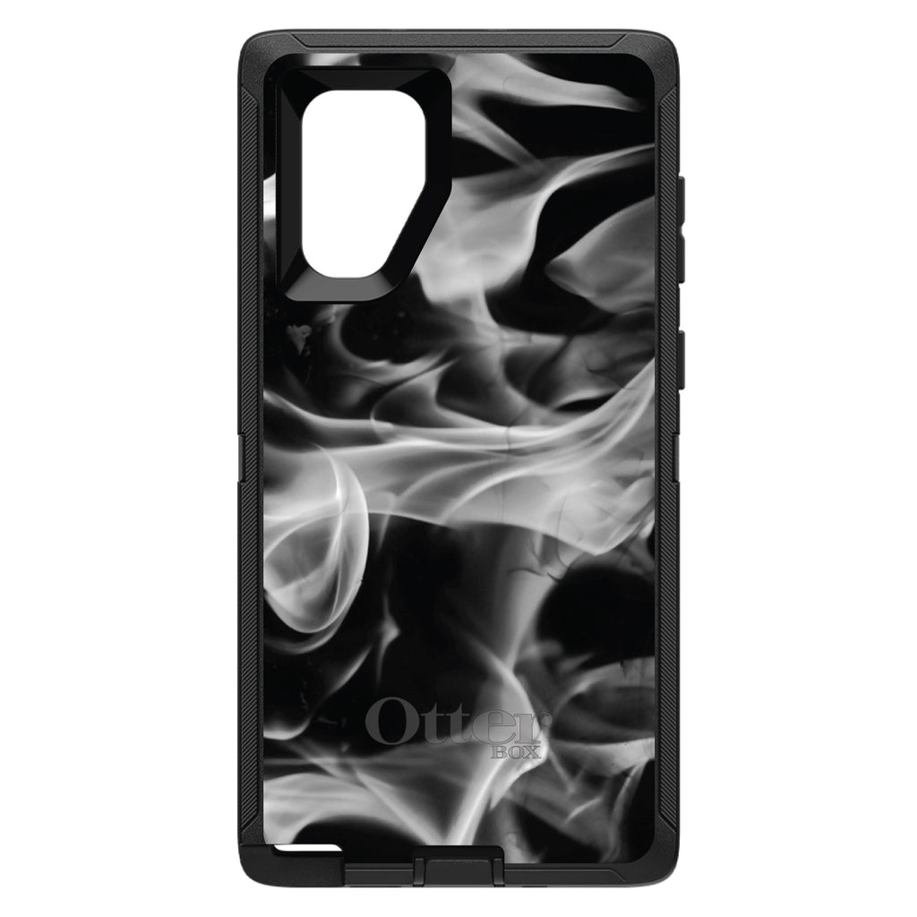 Grey Black Flame Fire OtterBox Defender Case for iPhone & Galaxy, view 14