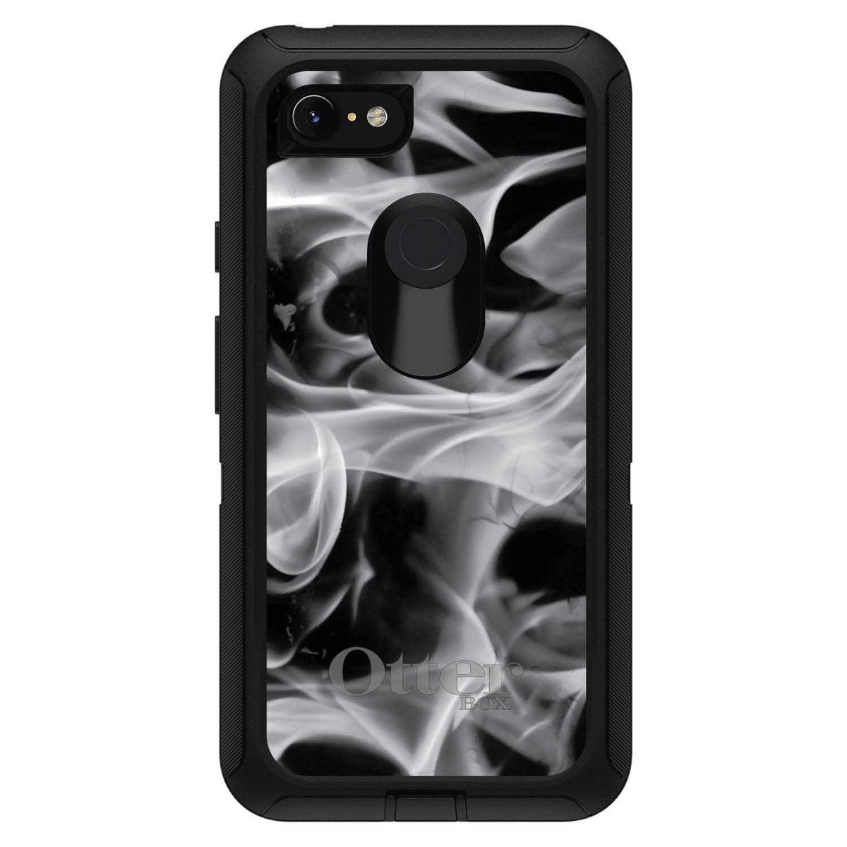 Grey Black Flame Fire OtterBox Defender Case for iPhone & Galaxy, view 18