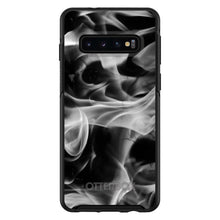DistinctInk™ OtterBox Symmetry Series Case for Apple iPhone / Samsung Galaxy / Google Pixel - Grey Black Flame Fire