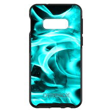 DistinctInk™ OtterBox Symmetry Series Case for Apple iPhone / Samsung Galaxy / Google Pixel - Teal Black Flame Fire