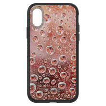 DistinctInk™ OtterBox Symmetry Series Case for Apple iPhone / Samsung Galaxy / Google Pixel - Red Water Droplets Glass
