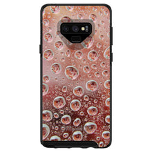 DistinctInk™ OtterBox Symmetry Series Case for Apple iPhone / Samsung Galaxy / Google Pixel - Red Water Droplets Glass