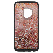 DistinctInk™ OtterBox Symmetry Series Case for Apple iPhone / Samsung Galaxy / Google Pixel - Red Water Droplets Glass