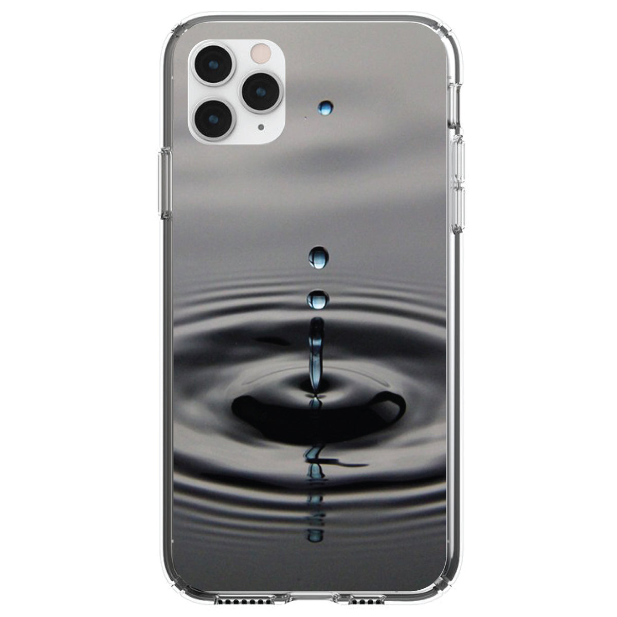 Single Water Droplet Clear Shockproof iPhone Case