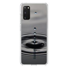DistinctInk® Clear Shockproof Hybrid Case for Apple iPhone / Samsung Galaxy / Google Pixel - Single Water Droplet