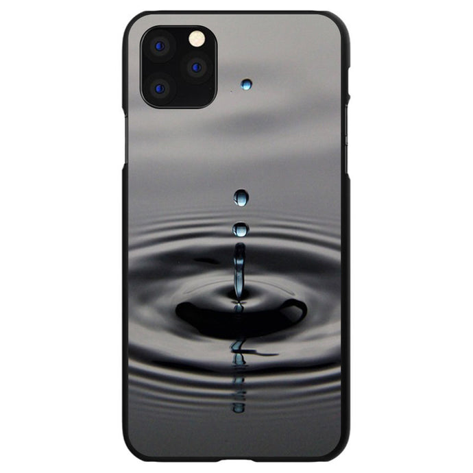 DistinctInk® Hard Plastic Snap-On Case for Apple iPhone or Samsung Galaxy - Single Water Droplet