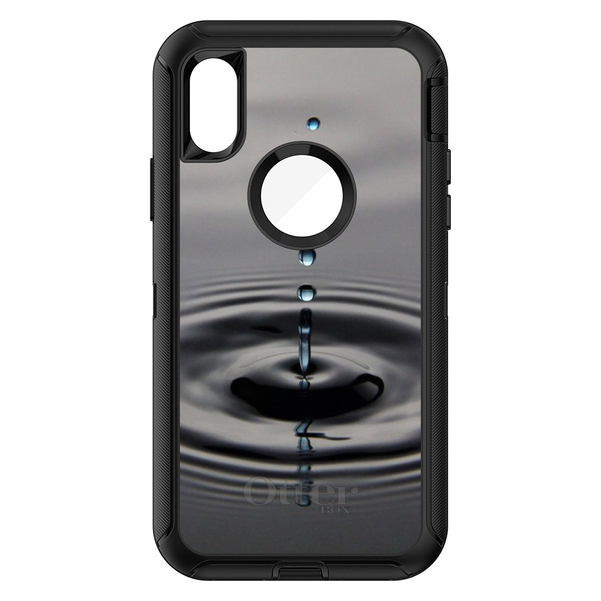 Single Water Droplet OtterBox Defender Case for iPhone & Galaxy, view 3