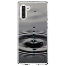 DistinctInk® Clear Shockproof Hybrid Case for Apple iPhone / Samsung Galaxy / Google Pixel - Single Water Droplet