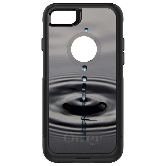 DistinctInk OtterBox Commuter Series Case for Apple iPhone or Samsung Galaxy - Single Water Droplet
