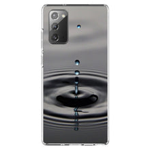 DistinctInk® Clear Shockproof Hybrid Case for Apple iPhone / Samsung Galaxy / Google Pixel - Single Water Droplet