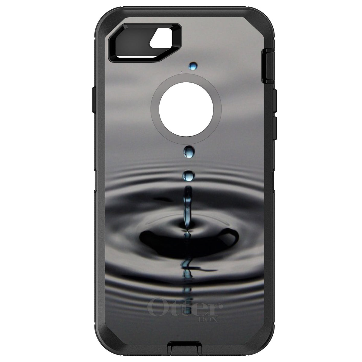 Single Water Droplet OtterBox Defender Case for iPhone & Galaxy