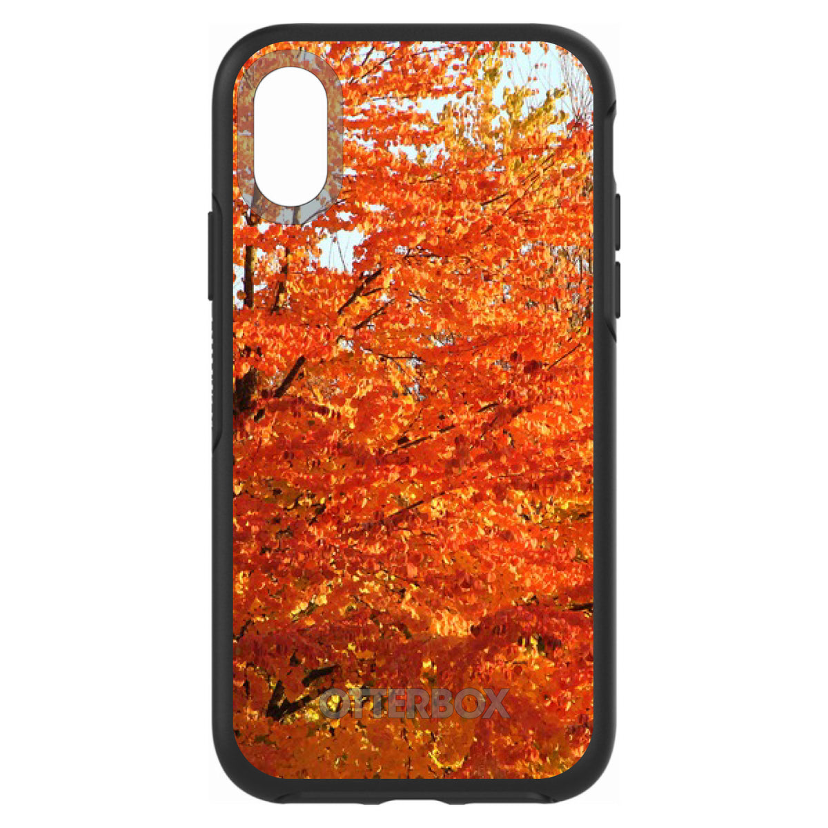 Orange Autumn Leaves OtterBox Symmetry Case for iPhone & Galaxy, view 4