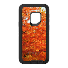 DistinctInk™ OtterBox Defender Series Case for Apple iPhone / Samsung Galaxy / Google Pixel - Orange Autumn Leaves