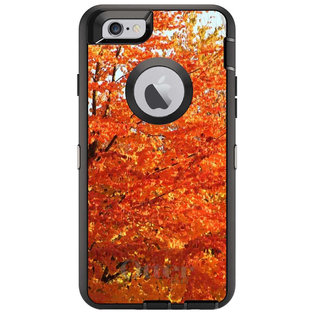 Orange Autumn Leaves OtterBox Defender Case for iPhone & Galaxy, view 4