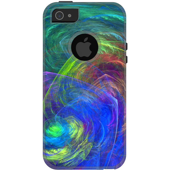 Abstract Color Light Swirl OtterBox Commuter Case for iPhone & Galaxy, view 5