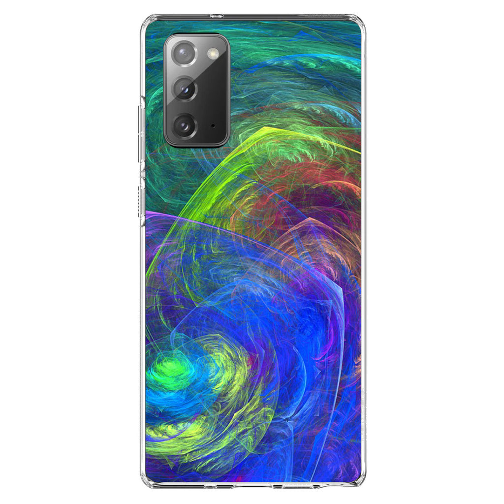 Abstract Color Light Swirl Clear Shockproof iPhone Case, view 7