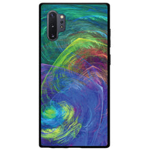 DistinctInk® Hard Plastic Snap-On Case for Apple iPhone or Samsung Galaxy - Abstract Color Light Swirl