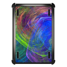 DistinctInk™ OtterBox Defender Series Case for Apple iPad / iPad Pro / iPad Air / iPad Mini - Abstract Color Light Swirl