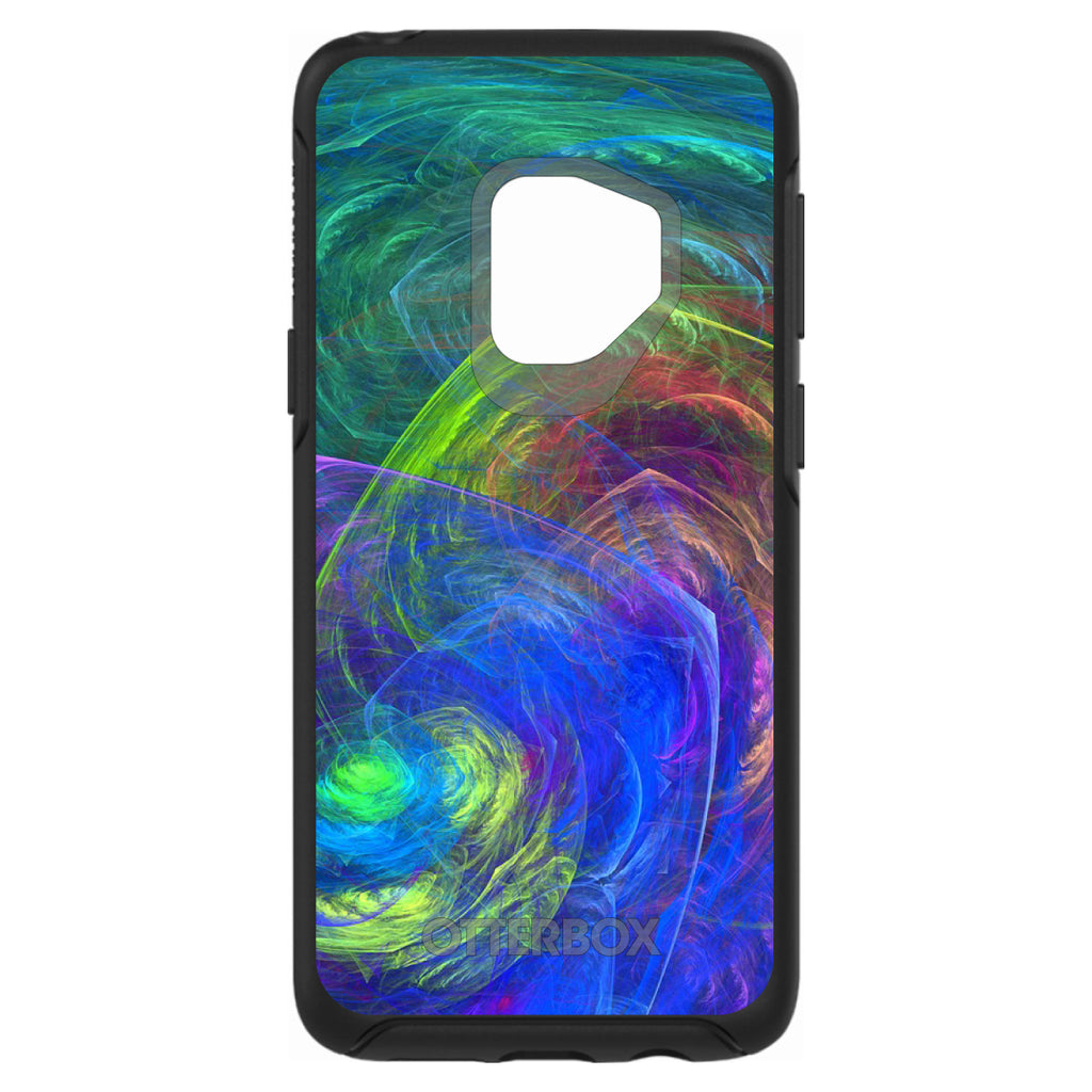 Abstract Color Light Swirl OtterBox Symmetry Case for iPhone & Galaxy, view 8