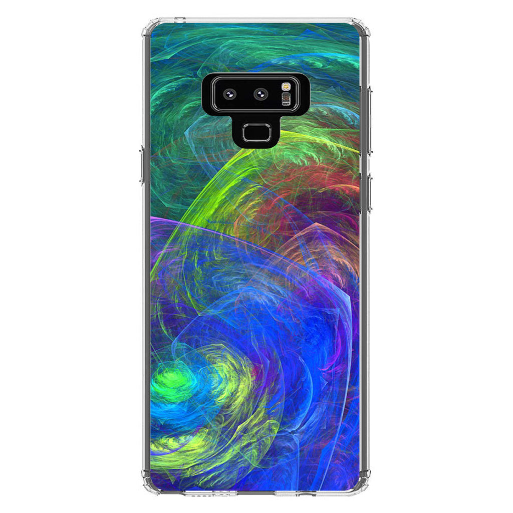 Abstract Color Light Swirl Clear Shockproof iPhone Case, view 11