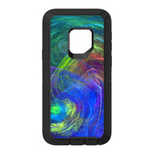 DistinctInk™ OtterBox Defender Series Case for Apple iPhone / Samsung Galaxy / Google Pixel - Abstract Color Light Swirl
