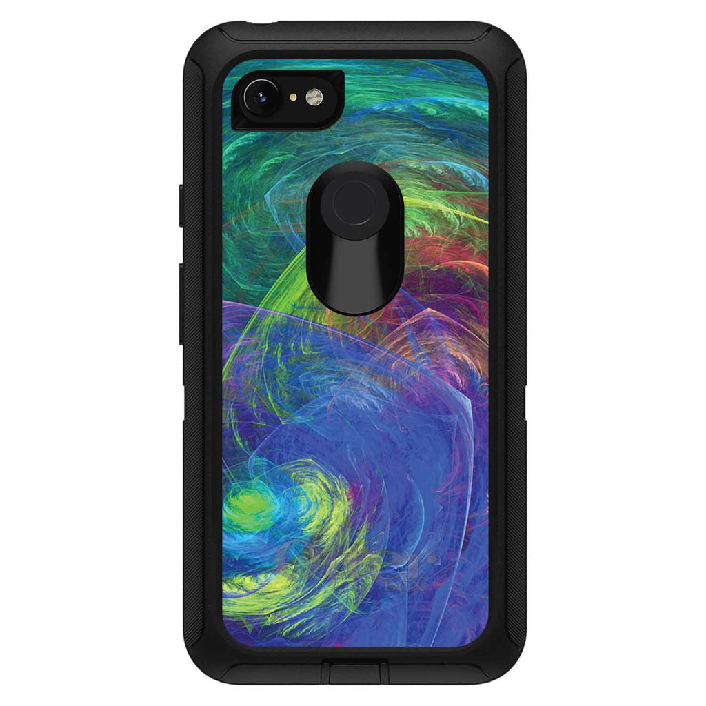 Abstract Color Light Swirl OtterBox Defender Case for iPhone & Galaxy, view 18