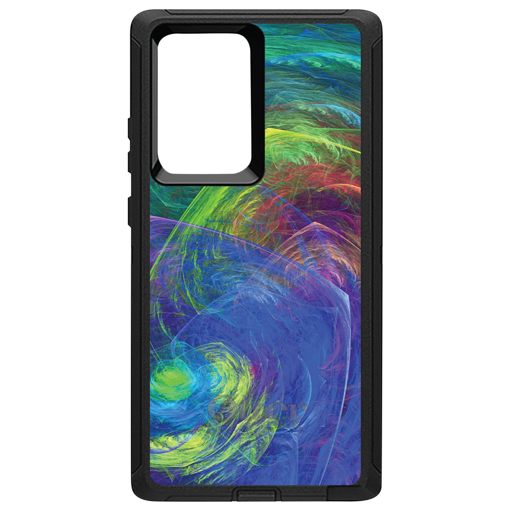 Abstract Color Light Swirl OtterBox Defender Case for iPhone & Galaxy, view 13
