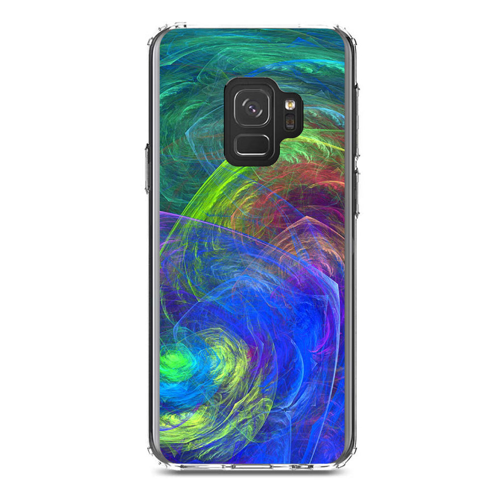 Abstract Color Light Swirl Clear Shockproof iPhone Case, view 19