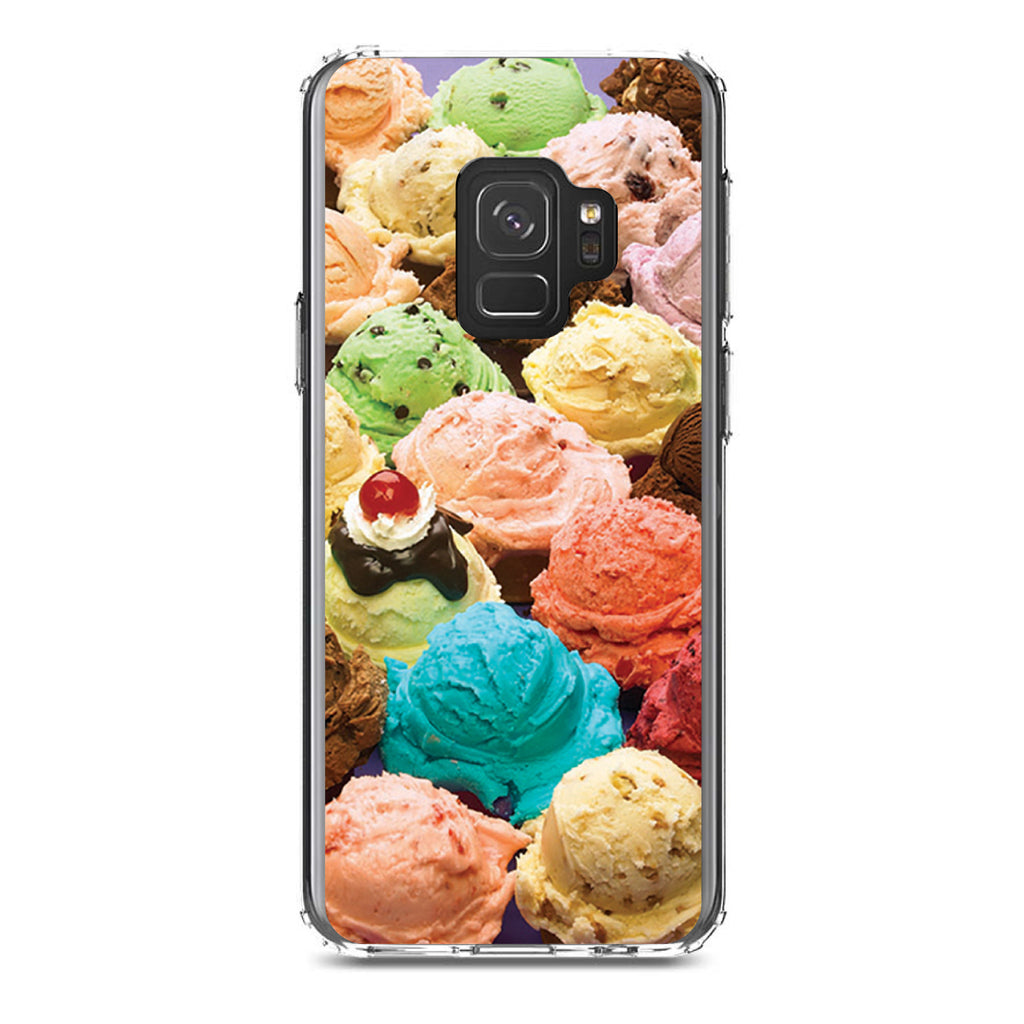 Ice Cream Scoops Cones Clear Shockproof iPhone Case, view 19