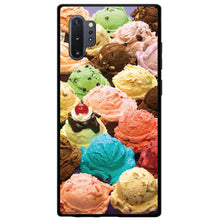 DistinctInk® Hard Plastic Snap-On Case for Apple iPhone or Samsung Galaxy - Ice Cream Scoops Cones