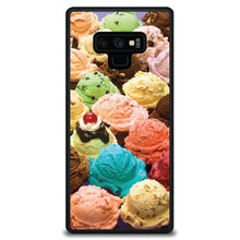 DistinctInk® Hard Plastic Snap-On Case for Apple iPhone or Samsung Galaxy - Ice Cream Scoops Cones