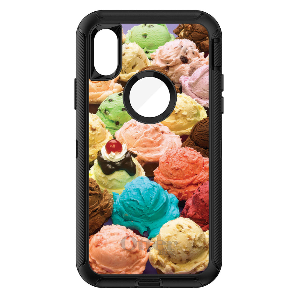 Ice Cream Scoops Cones OtterBox Defender Case for iPhone & Galaxy, view 3