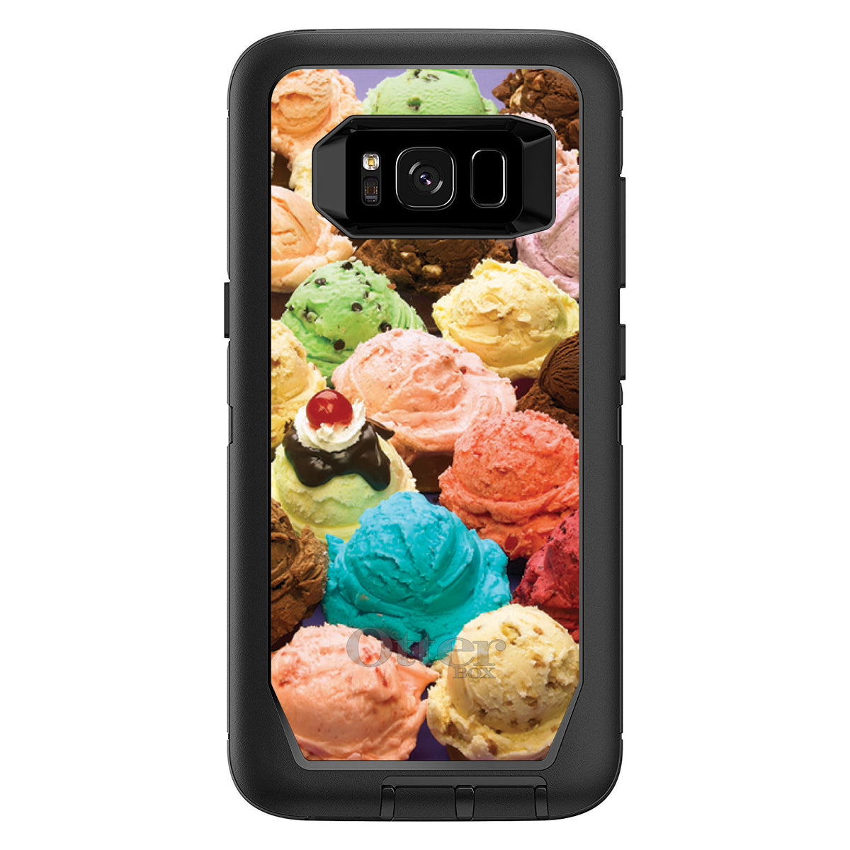 Ice Cream Scoops Cones OtterBox Defender Case for iPhone & Galaxy, view 12