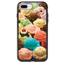 DistinctInk™ OtterBox Symmetry Series Case for Apple iPhone / Samsung Galaxy / Google Pixel - Ice Cream Scoops Cones