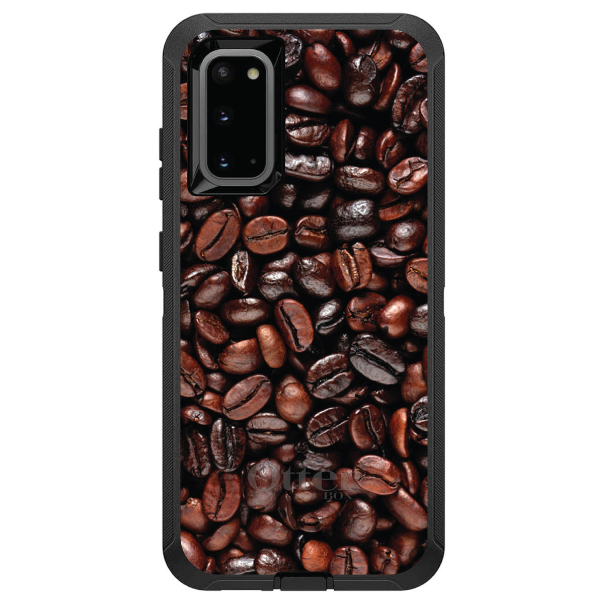 Dark Brown Coffee Beans OtterBox Defender Case for iPhone & Galaxy, view 8
