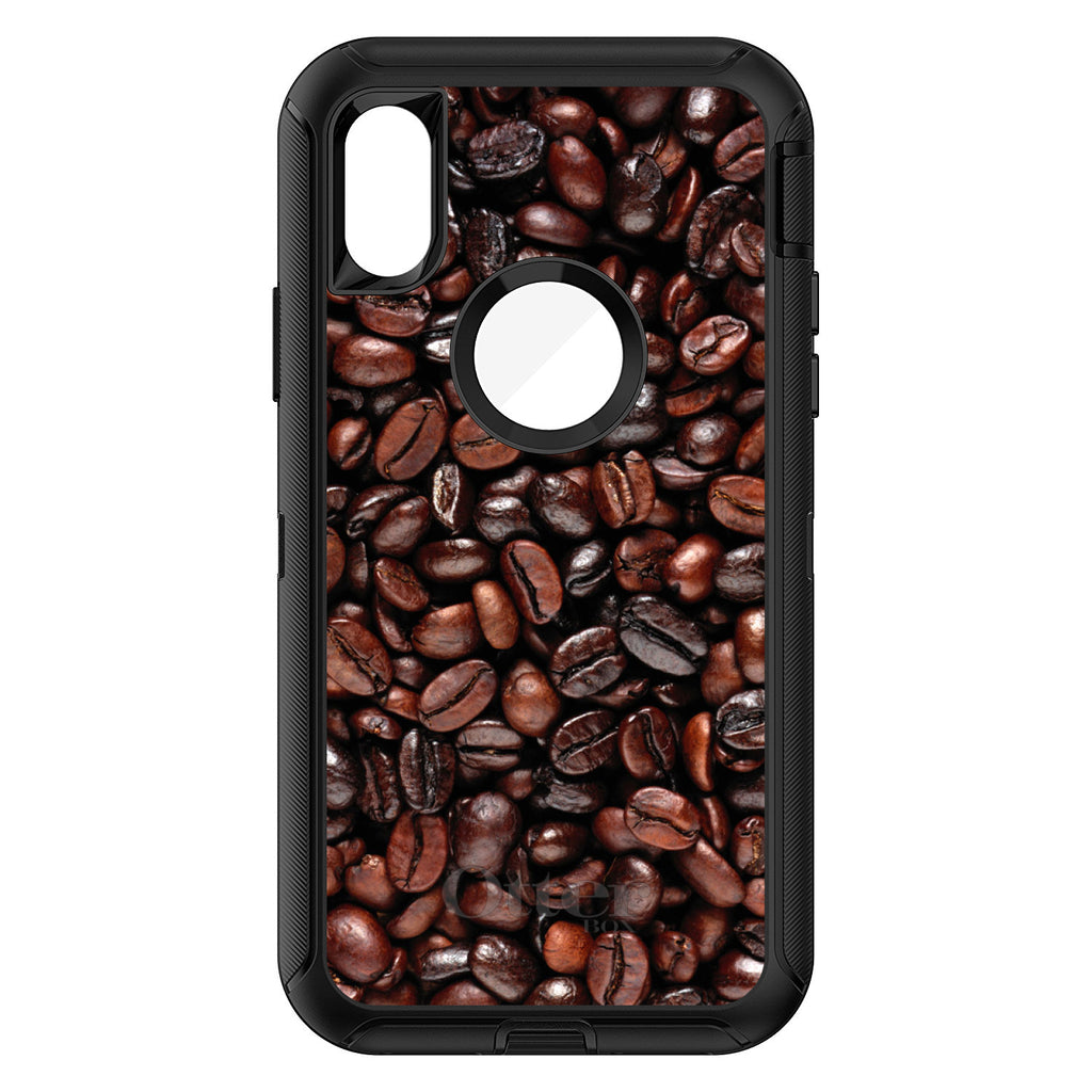 Dark Brown Coffee Beans OtterBox Defender Case for iPhone & Galaxy, view 3