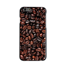 DistinctInk® Hard Plastic Snap-On Case for Apple iPhone or Samsung Galaxy - Dark Brown Coffee Beans