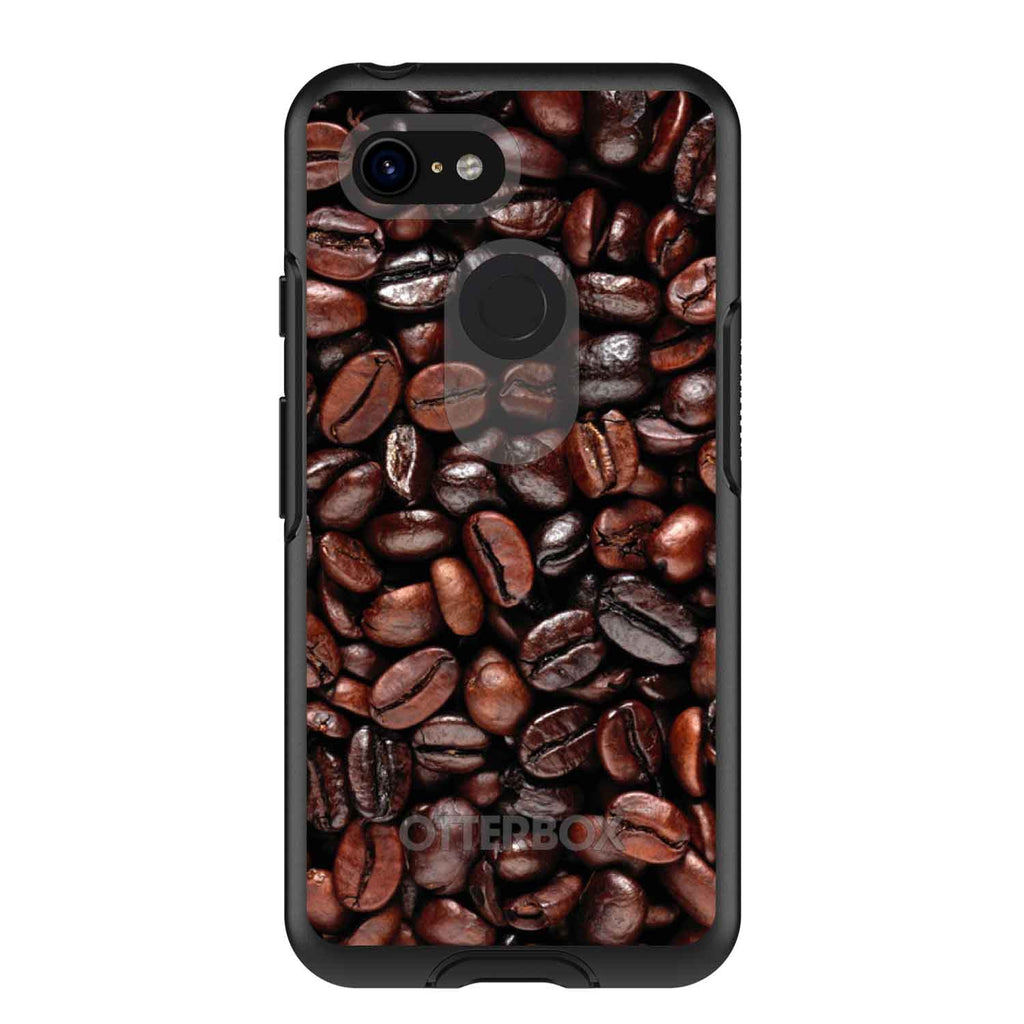 Dark Brown Coffee Beans OtterBox Symmetry Case for iPhone & Galaxy, view 15