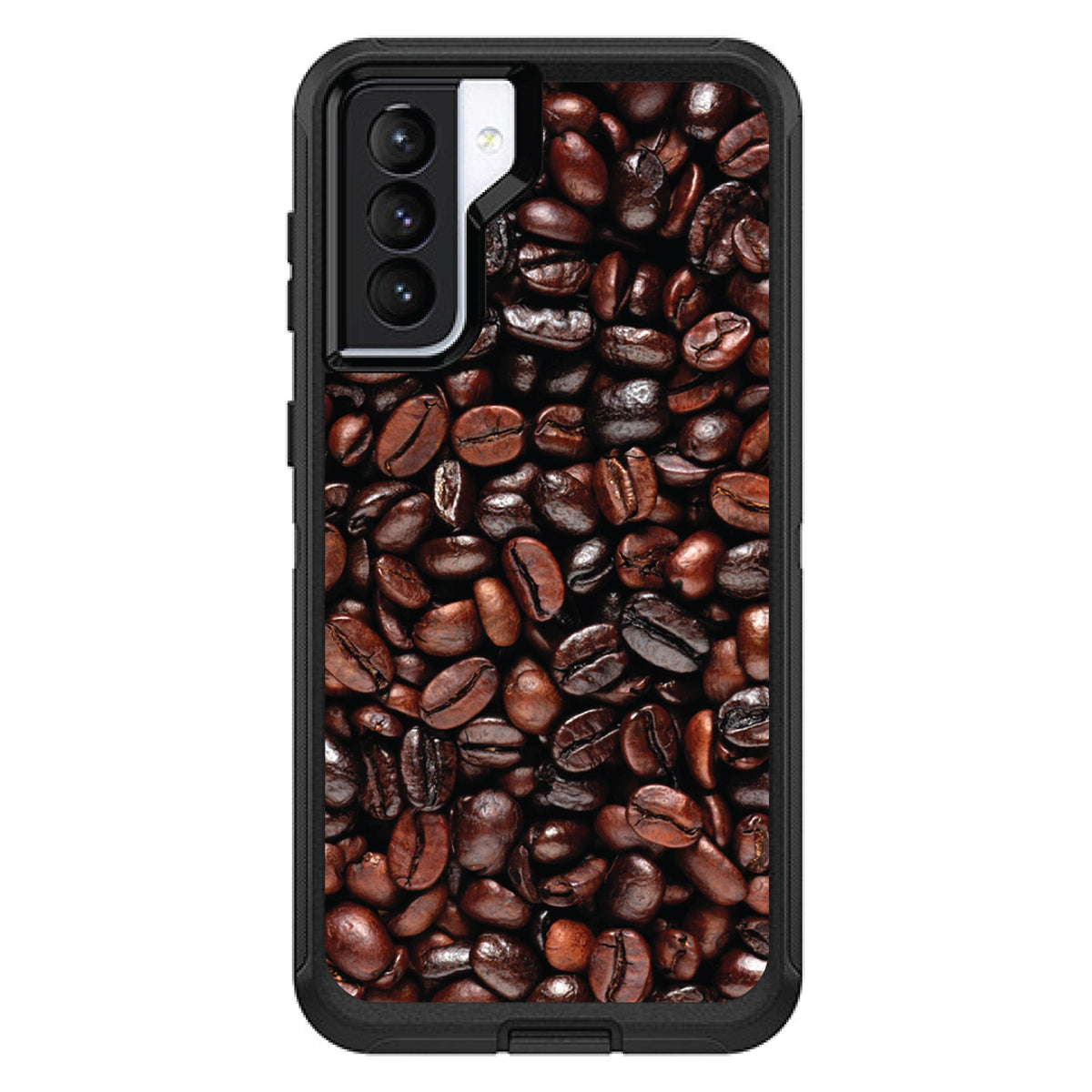 Dark Brown Coffee Beans OtterBox Defender Case for iPhone & Galaxy, view 5
