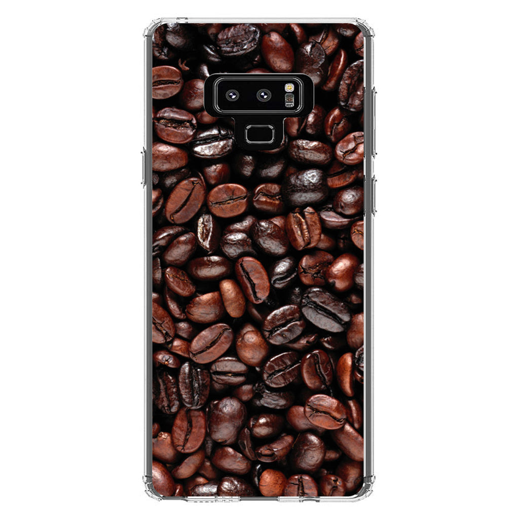Dark Brown Coffee Beans Clear Shockproof iPhone Case, view 11
