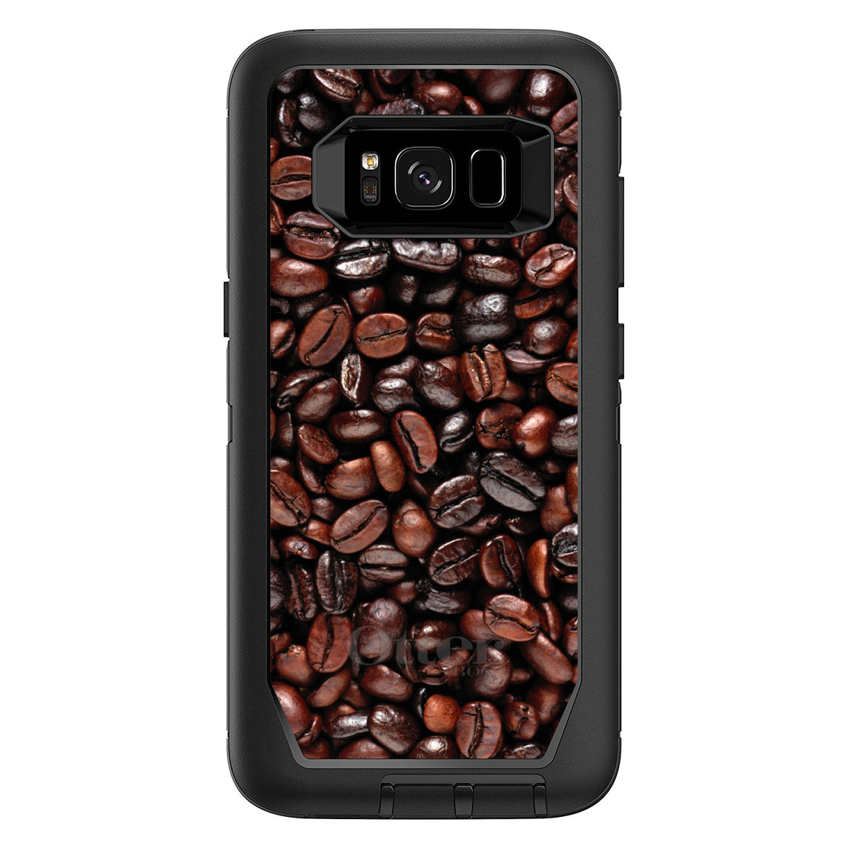 Dark Brown Coffee Beans OtterBox Defender Case for iPhone & Galaxy, view 12